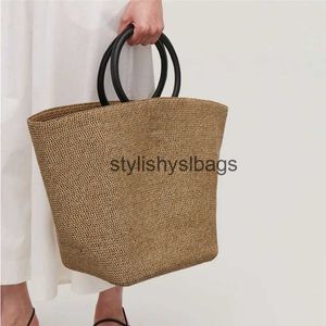 TOTES WOMES STR Bag Bohemia Beach Bags El yapımı hasır yaz tote büyük çanta rattan omuz pessengerstylishyslbags