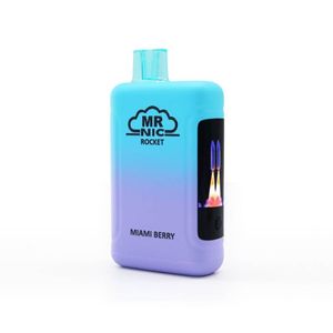 Orijinal Mr Nic Rocket 18000 Pufs Vape Kalem Vs Razs Mega Tn 9000 Puflar LCD Ekran Son Ekig Geek Bang Tornado Vape Dijital Kutu Buharlaştırıcı