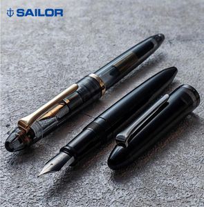 Japan Sailor Fountain Pen Kurogane Junior Transparent rostfritt stål NIB Gray120395 Y2007094052237
