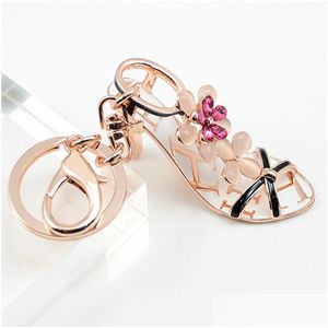 Other Festive Party Supplies Fancy Metal High Heel Shoe Model Keychain Keyring Wedding Favors Accessories Baby Shower Souvenir Dro Dhlqq