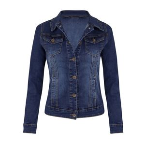 Jeans Giacca di jeans Donna Ragazza Adolescente Stretch Jean Donna Cappotto 2023 Veste Femme Chaqueta Vaquera Mujer XXS XS Teen Slim 240109