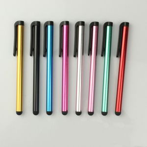 Penna stilo capacitiva 10 Penna touch screen mini stilo color caramello per schermo capacitivo Iphone 5S Ipad 2/3/4 SUMSANG S5/S4 Tablet PC