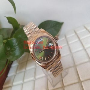 Kup męskie zegarki 41 mm 228235 228239 Data Prezydent 18K Rose Gold Roman Dial Azja 2813 Ruch Automatyczne zegarki Christma218J