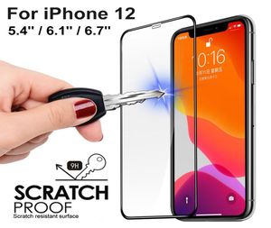Curve Tempered Glass Screen Protector for iPhone 12 11 Pro XS XR MAX 7 8 Plus Scratch Resistant 9D Safe Film Guard7108720