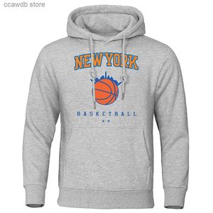Men's Hoodies Sweatshirts Newyork Basketball A City Rooted In Basketball Men Clothing Fashion Hoodie Cartoons Fleece Autumn Hoody Crewneck Sweatshirt Mens T240110