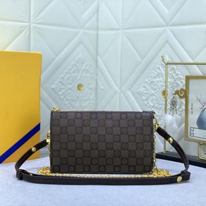 5A Designer Bag Luxury Purse Märke axelväskor läder handväska kvinna crossbody messager kosmetiska plånböcker plånbok av märke S553 002