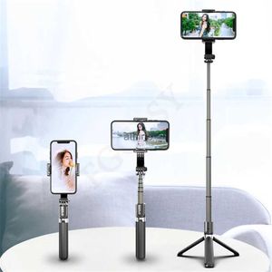 Selfie Monopods L08 Handheld Gimbal Stabilizer Smartphone Selfie Stick Bluetooth-compatible For 11 Pro Max for Vlog Anti-shake YQ240110