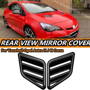 Ny 2x Engine Hood Vent för Vauxhall / Opel Astra H J K Corsa D E Louvers Air Scoop Bonnet Vent Cover Air Intake Cover Glossy Black