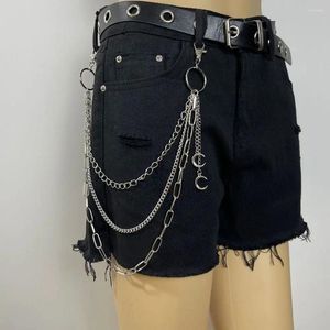 Belts Hiphop Cool Moon Pattern Tassel Body Chain Metal Dress Accessories Waist Gift For Women Sexy Belt