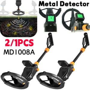 MD1008A Metal Detector sotterraneo Rilevatore di morsi nascosto professionale Cercatore d'oro Caccia al tesoro Puntatore a pala Metal Detector 240109