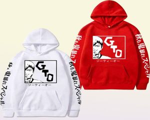 Śmieszne anime świetne nauczyciel Onizuka GTO Drukowana z kapturem HARAJUKU Long Rleeve Pullover Homme Y12136523479