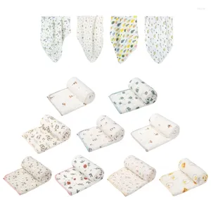 Blankets Muslin Baby Bath Towels Soft & Absorbent Infant Toddler Blanket Towel 6-Layer Natural Cotton