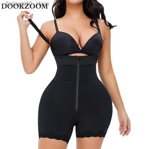 Waist Tummy Shaper Butt Lifter Shapewear Full Body Shaper Underwear Fake Buttocks Hip Pads Enhancer Brief Straps Slimmer Waist s Postpartum Q240110