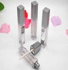 New 7ML LED Empty Lip Gloss Tubes with Mirror Square Clear Lip Gloss Bottle Lipgloss Refillable Bottles Container Plastic Makeup P8127831