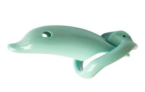 Мужская клетка целомудрия в форме дельфина, пластиковое кольцо для члена, 4 размера, кольцо для пениса, клетка для члена, секс-игрушки для мужчин, БДСМ J00284685453