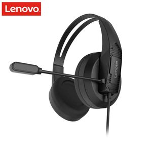 Earphones Lenovo G15 Wired Gaming Headset with Mic 7.1 Noise Reduction Earphone Stereo Over Head Earphone for PC Computer Laptop