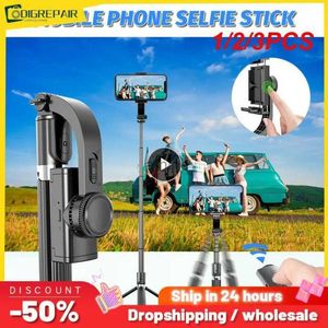 Monopodi selfie 1/2/3pcs per telefono cellulare Tripode Selfie Stick Tripod Equilibrio anti-shake Stabilizzatore YQ240110