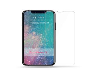 9H AntiScratch Screen Protector Waterproof Tempered Glass for iPhone X XS MAX 7 High Quality Screen Protector1286068