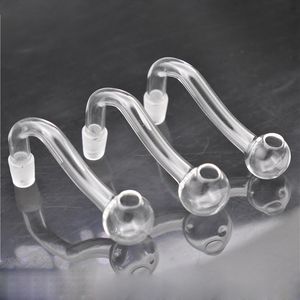 Cheapest Glass Banger Oil Nail 10mm 14mm 18mm Male Female Bent Glass Oil Burner Pipe Adapter Fordab Rig Bong Accessories