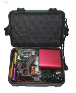 Tattoo Kit Professional med kvalitet Permanent Makeup Machine för tatueringsutrustning Billiga röda tatueringsmaskiner7295643