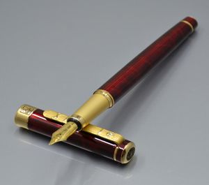 Качество ААА Пикассо M перо винно-красное перьевая ручка школьные канцелярские принадлежности женские чернильные ручки для подарка на день рождения2523616