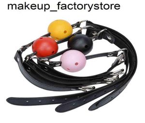 Massaggio Giocattoli adulti del sesso per coppie Donna Bdsm Bondage moglie Bocca aperta Gag regolabile Palla Restrizioni Schiavo Accessori erotici S7895091