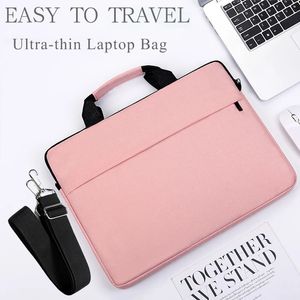 Laptop Bag 133 141 156 Inch Notebook Sleeve Case Travel Carrying for Macbook Air Pro Waterproof Portable Computer Handbag 240109