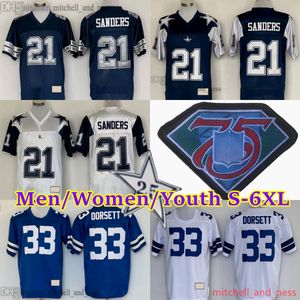 Custom S-6xl 1960-1999 Football Football 88 Drew Pearson Jersey Stitch 12 Roger Staubach 21 Deion Sanders 8 Troy Aikman 33 Tony Dorsett Michael Irvin