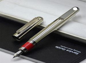 promotion Silver Black Magnetic Fountain pen administrative office stationery fashion M nib Writing ball pen for business gift4418378