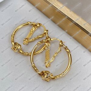 Luksusowe kultowe kolczyki Kolki Kobiet Designer Biżuteria 18K Gold Splated Vintage VE NOWOŚĆ Z ZEZWOLENIEM PUBOWANYM PLAKOWANIE DLA BRIDE