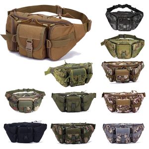 Outdoor Sports Tactical Camouflage Waist Bag Fanny Pack Hiking Versipack Running Waistpack NO11-407