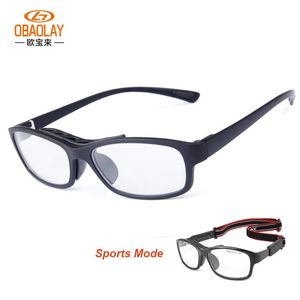 Goggles Sports Gözlük Futbol Basketbol Goggles TR90 Gözlük Çerçeve Futbol Bisikleti için Anticollion Gözlükleri Tenis Fiess