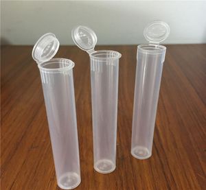 Garrafas de embalagem Cartuchos Tubos de embalagem 05ml 1ml Recipiente plástico transparente para crianças para cartucho Vape Pen PP 73mm 80mm1637922
