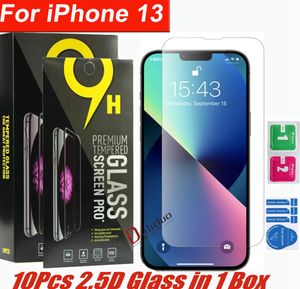Protetor de tela de telefone de vidro temperado transparente de qualidade premium 25C para iphone 13 12 11 mini pro max XR XS 6 7 8 Plus samsung a02 a121345805