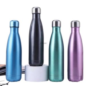 butelka z podwójną ścianą podwójną próżniowe butelki z wodą stali nierdzewne Sport Waterbeep Water Water Cool and Hot 500 ml 700 ml 1000 ml YQ240110