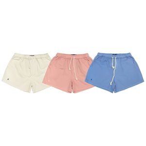 Shorts de designer bordado cavalo de guerra pequena etiqueta calças de três quartos cor sólida simples verão masculino e feminino polo esportes shorts casuais