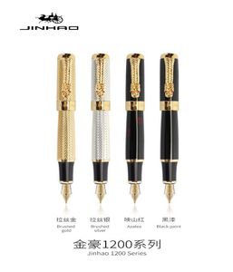 Jinhao 1200 Series Fountain Pen Pen و School Writing Supplies Clip Dragon Clip Generation for Gift9749243