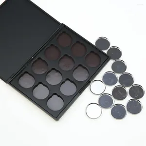 Make-up-Pinsel, leere Lidschatten-Palette, umweltfreundlich, multifunktional, Kunststoff, magnetische Lidschatten-Kosmetikschale, Schönheit, leicht