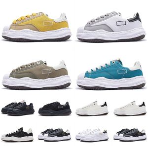 Maison Mihara Yasuhiro Cap MMY Plateauschuhe Herren Damen Streetwear Schwarz Weiß Gelb Sneakers Trainer Luxus Designer Schuhe