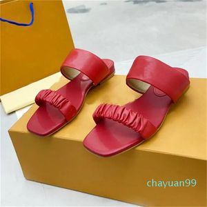2024 High Heels Sandals Women Dress Shoes Square Stee Slides Moccasins Buckles Slippers Womens Stiletto chunky heels