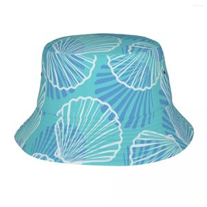 Boinas mulher bob chapéus conchas marinhas primavera headwear leve acampamento pesca conchas estrela do mar oceano praia boonie chapéu presentes