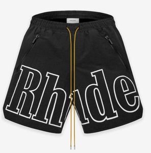 Compare with Similar Items Latest Color Rhude Shorts Designers Mens Basketball Short Pants 2021 Luxurys Summer Beach Palm Letter Mesh Street 55