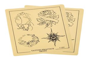 Pratica del tatuaggio della rosa Pelle trucco permanente in silicone Strumento per tatuaggio cosmetico Pratica della pelle finta per principianti Eccellente Cosme3679690