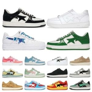 2024 Shoes Stas Low Grey Black White Camo Blue Green Pink Suede Beige Leather Mens Womens Outdoor Sneakers hot sale