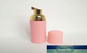 50PS 60 ml Pink Plastic Foam Pump Refillable Tomt Cosmetic Bottle Lashes Cleanser Soap Dispenser Shampoo Bottle With Golden8481389