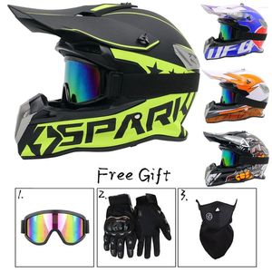 Caschi da moto Casco da motocross Bicicletta Downhill Capacete ATV Cross Bambino Mountain Riding Rally Regalo Casco