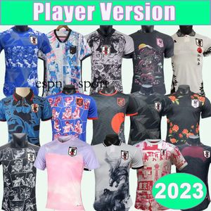 ESPNSport 2023 Japan Mens Soccer Jerseys Wersja gracza specjalna Minamino Nagatomo Harahi Yoshida Tsubasa Atom Honda Osako Limited Edition Football Shirts