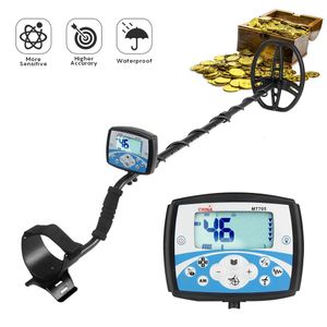 MT705 Professional Underground Metal Detector Waterproof Search Coil High Sensitivity Metal Detecting Tool Treasure Pinpointer 240109