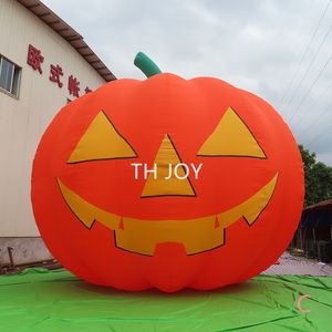 Attività all'aperto Decorazione di Halloween Decorazione gonfiabile Modetta di zucca personalizzata, palloncino di zucca gonfiabile a LED