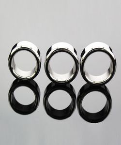 Male Penis Ring Metal Stainless Steel CocK Ring Heavy Cockring Head Delay Time Extend Sex Toys for Men9403343